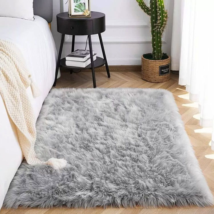 Fluffy Carpet Gray
