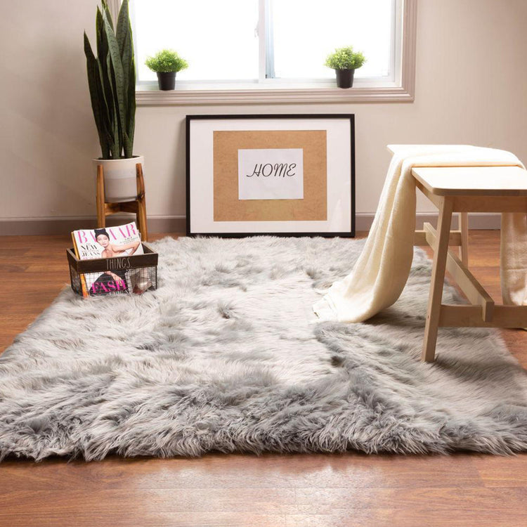 Fluffy Carpet Gray