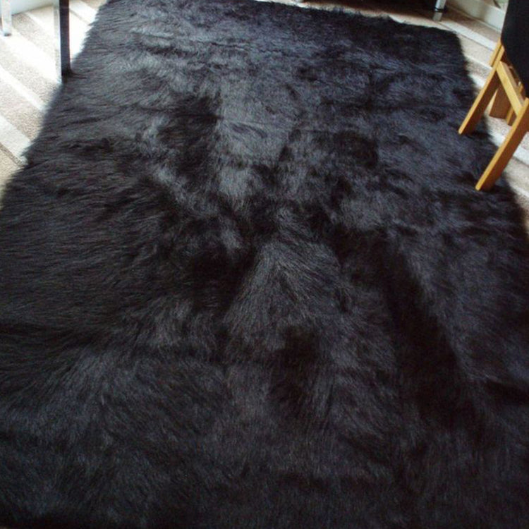 Fluffy Carpet Black