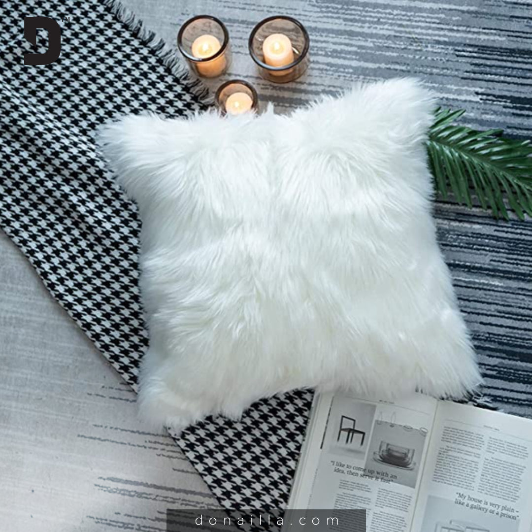 Soft Fur Cushion with Filling