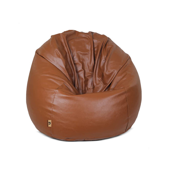 Bean Bag Leather-Brown