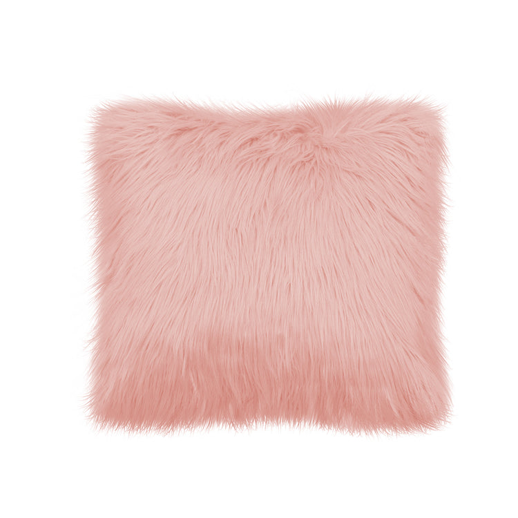 Fur Cushion-Pink