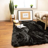 Fluffy Carpet Black